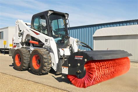 best skid steer angle broom|bobcat 52 inch angle broom.